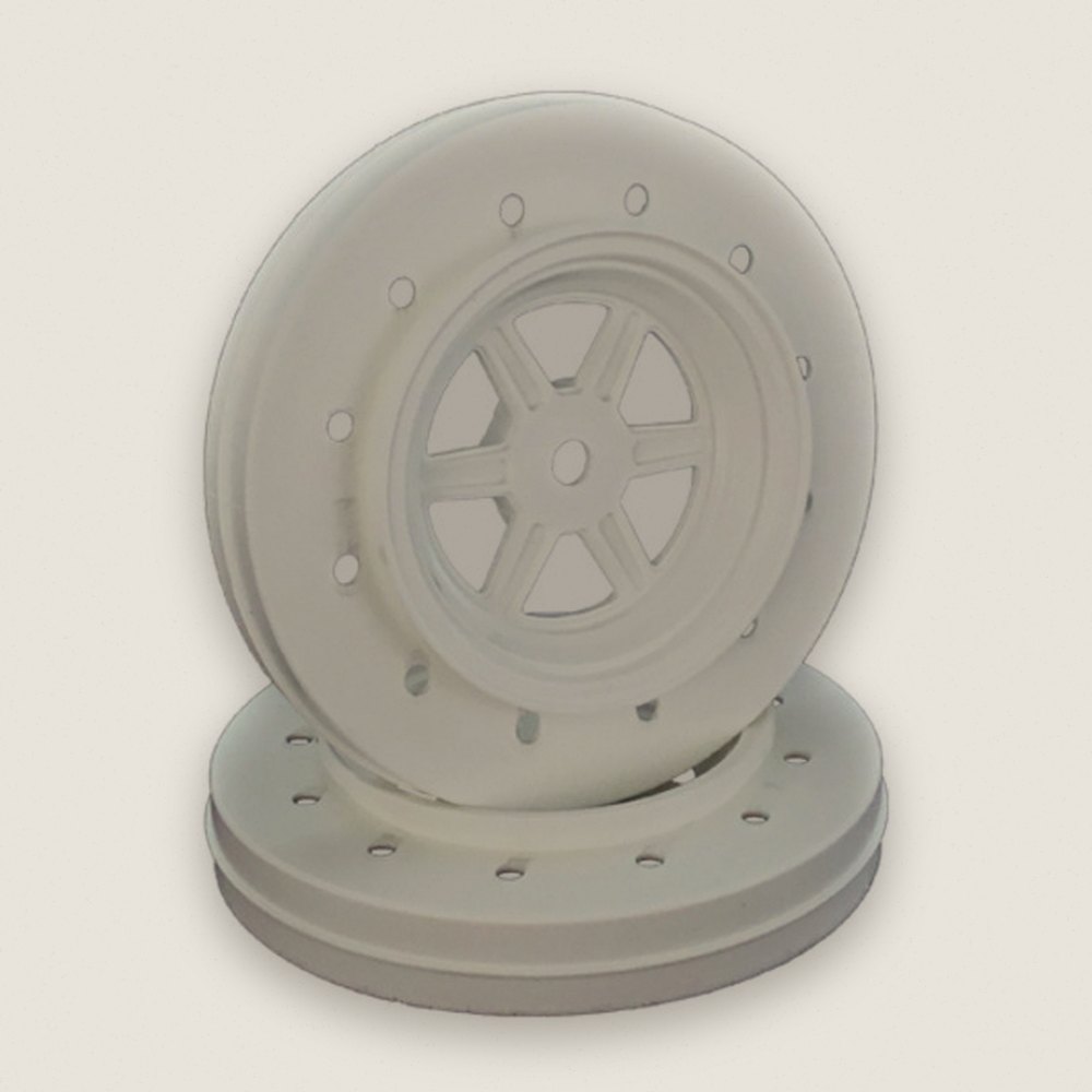 Gambler Wheels, White, Set of 4, for Accelerator Tires - DE Racing
