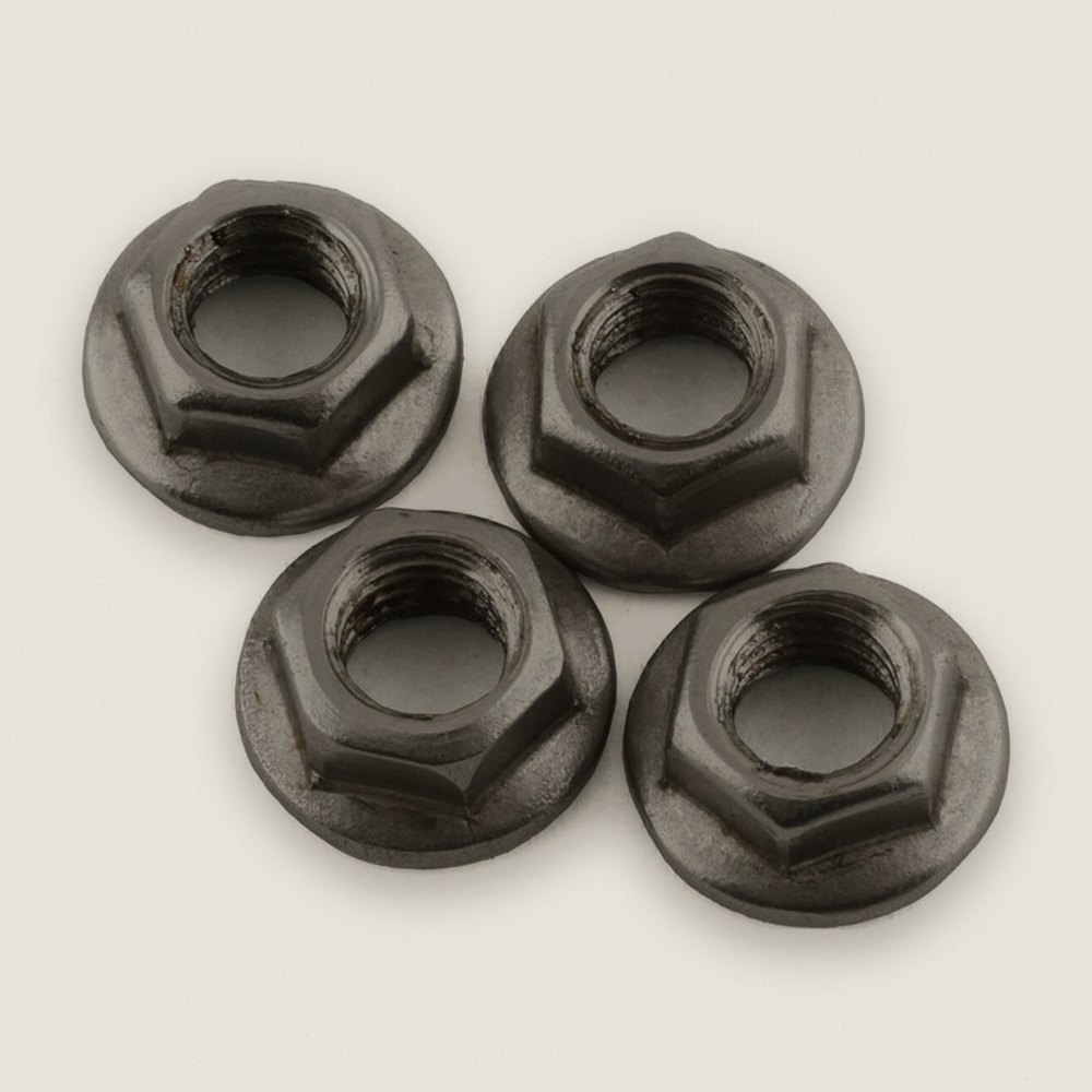 Stainless Steel Wheel Nuts, 4x5.5mm, Silver (4) - DS Racing