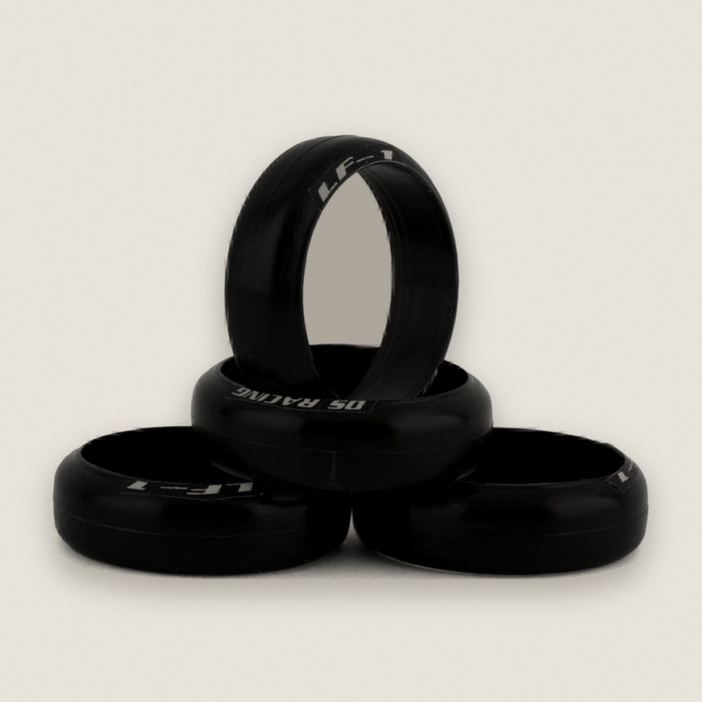Mini-Z Drift Tires, 8.5mm Narrow Front (4), 22mm, LF-1 - DS Racing