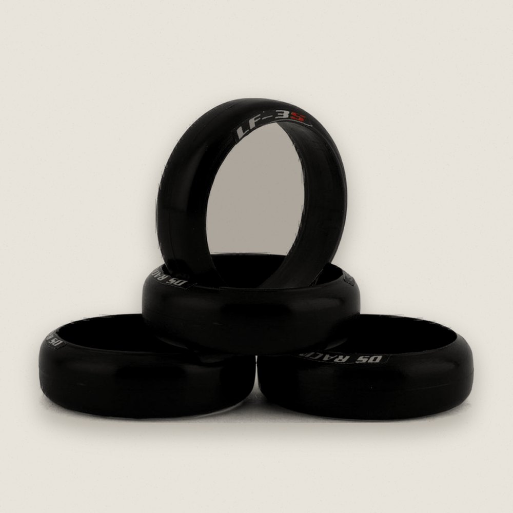 Mini-Z Drift Tires, 8.5mm Narrow Front (4), 22mm, LF-3 - DS Racing