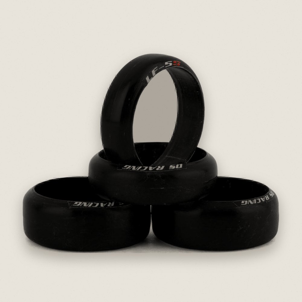 Mini-Z Drift Tires, 8.5mm Narrow Front (4), 22mm, LF-5 - DS Racing