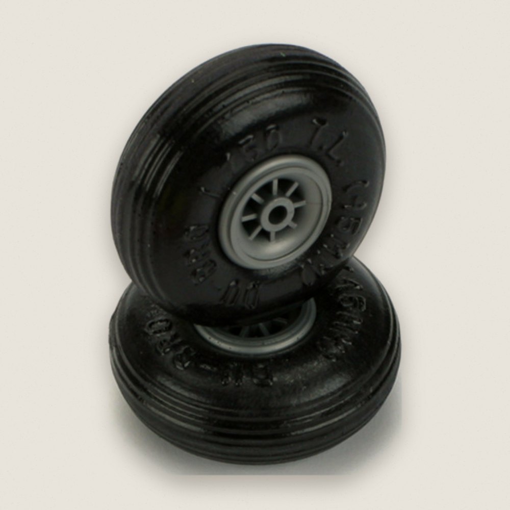 Treaded Lite Wheels, Qty 2, 1-3/4 Inch - DU-BRO