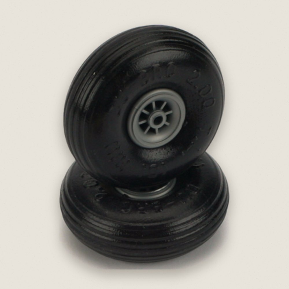 Treaded Lite Wheels, 2 Inch, Qty 2 - DU-BRO