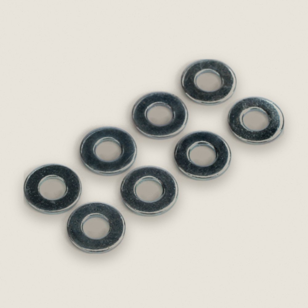 Flat Washers, 4mm, Qty 8 - DU-BRO