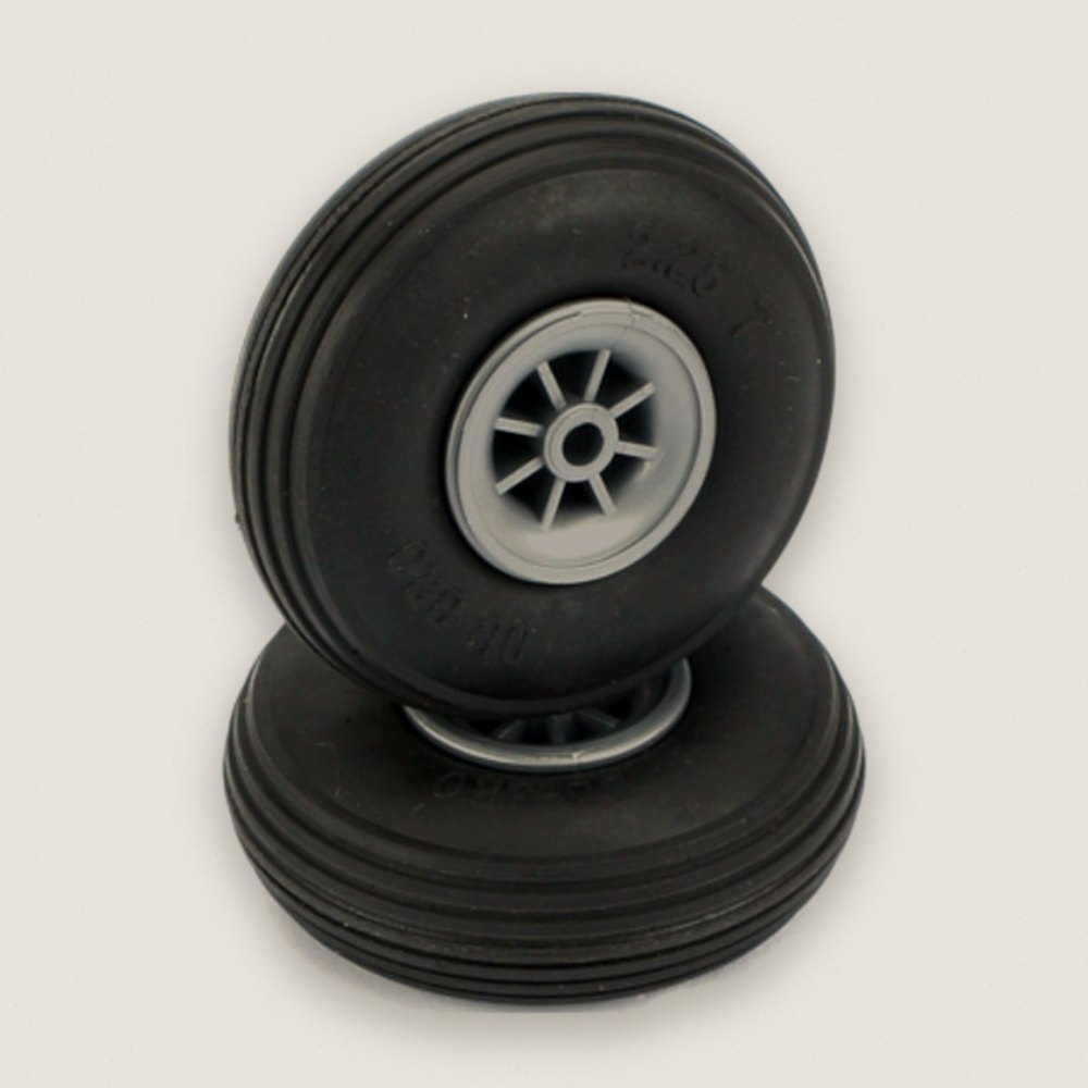Treaded Wheels, 2-1/4 Inch, Qty 2 - DU-BRO