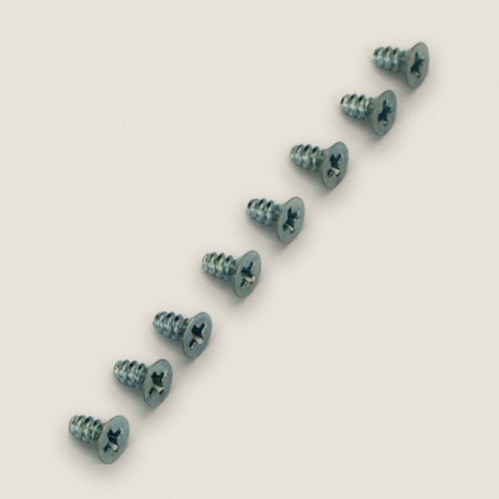 Flat Head Self-Tapping Screws, 3.0mm x 6, Qty 8 - DU-BRO