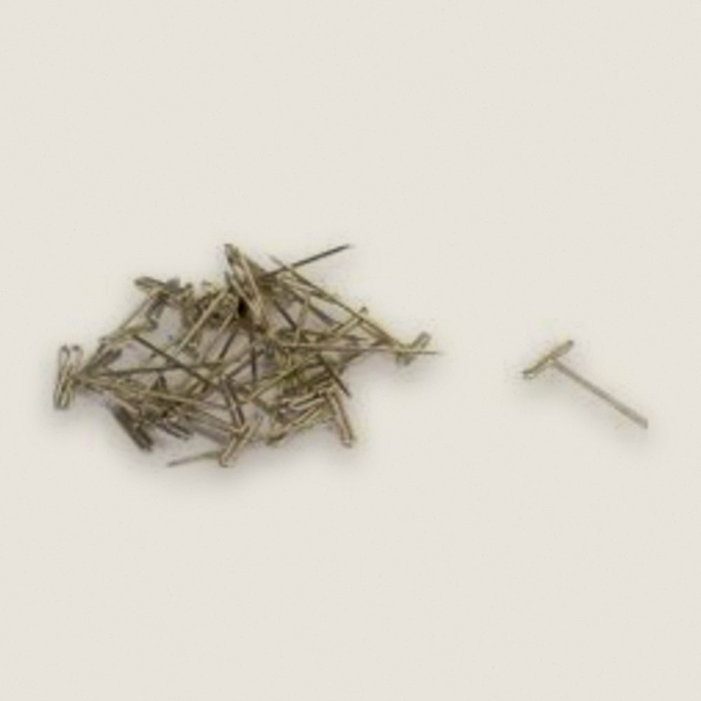 Nickel Plated T-Pins, 1 inch, 100 Pack - DU-BRO