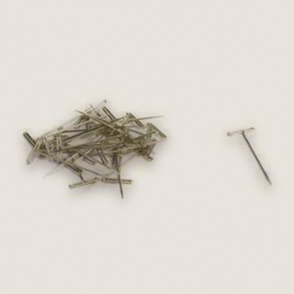 Nickel Plated T-Pins, 1-1/2 inch, 100 Pack - DU-BRO