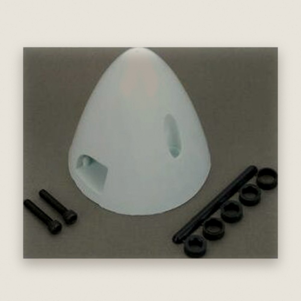 White 2-Blade Spinner, 2 inch - DU-BRO