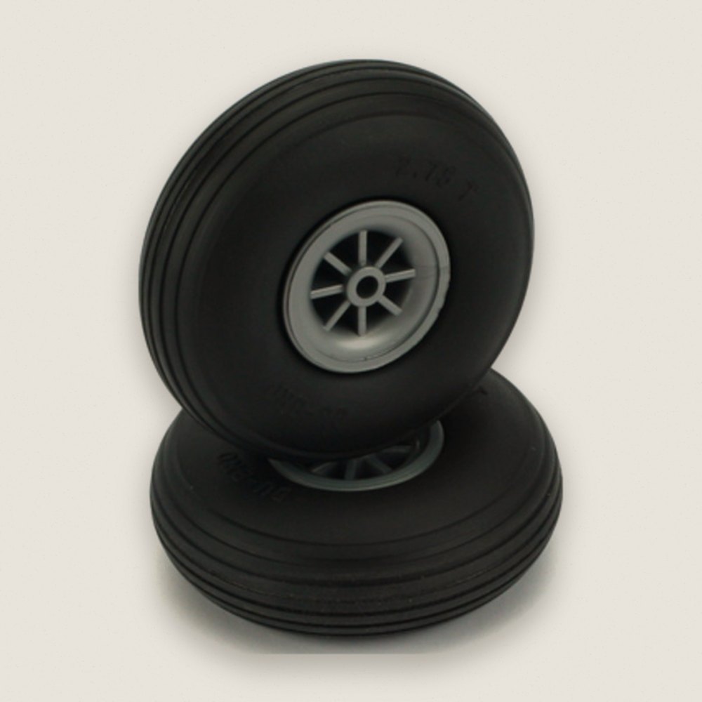 Treaded Wheels, 2-3/4 inch, Pair - DU-BRO