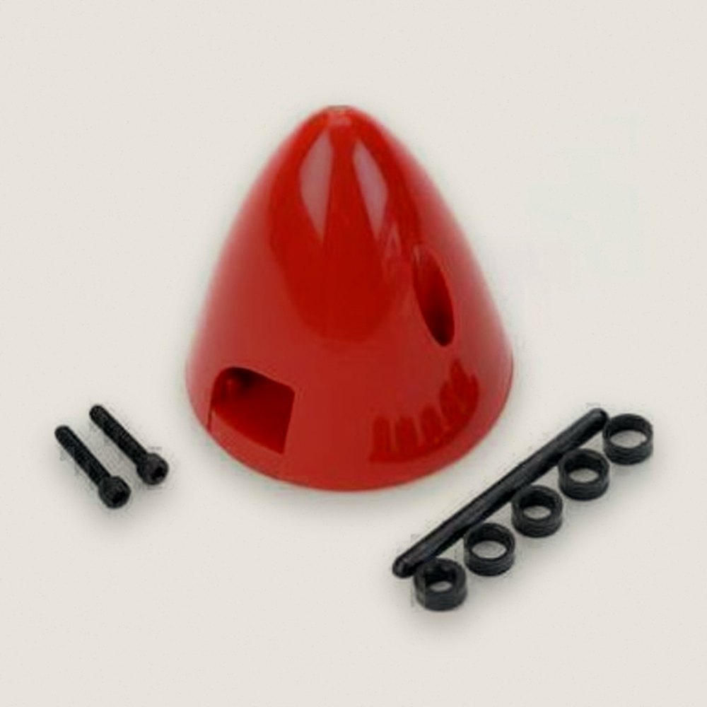 Red 2-Blade Spinner, 2-1/4 inch - DU-BRO