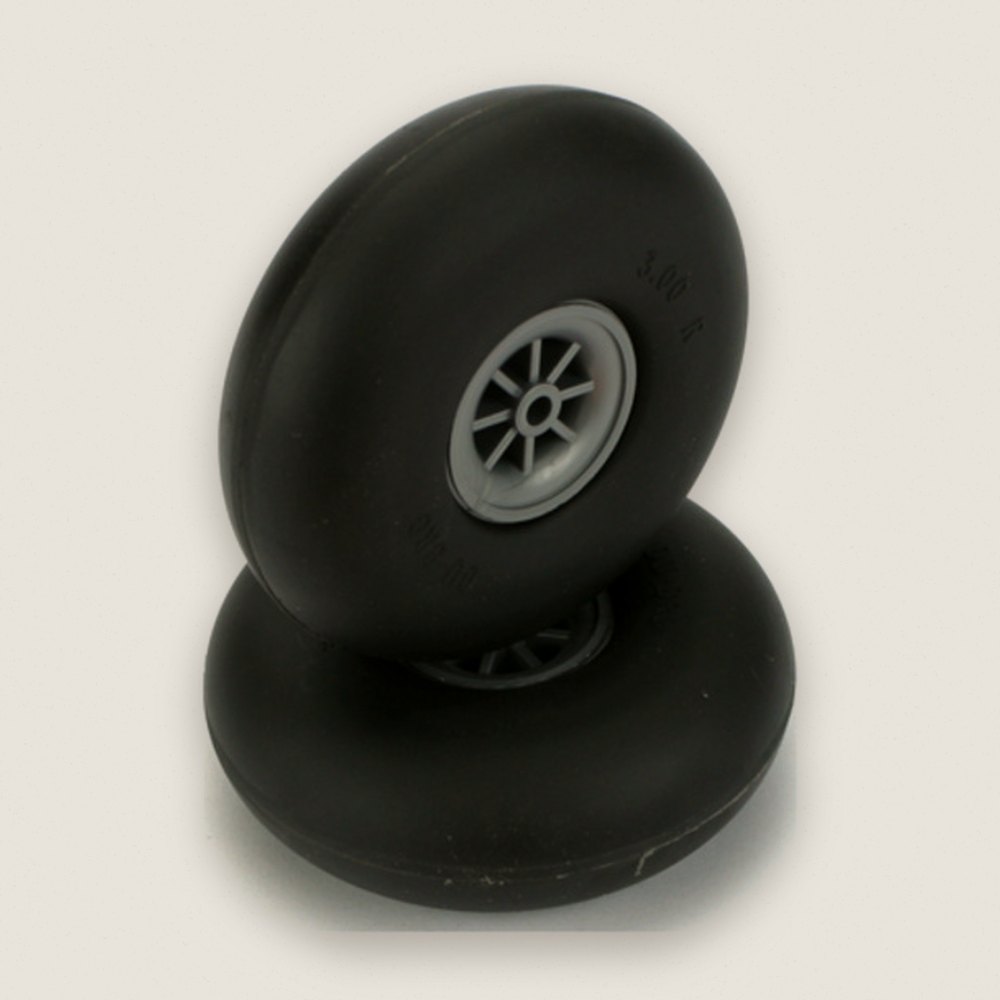 Smooth Wheels, 3 inch, Pair - DU-BRO
