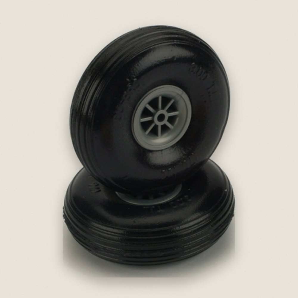 Treaded Lite Wheels, 3 inch, Pair - DU-BRO