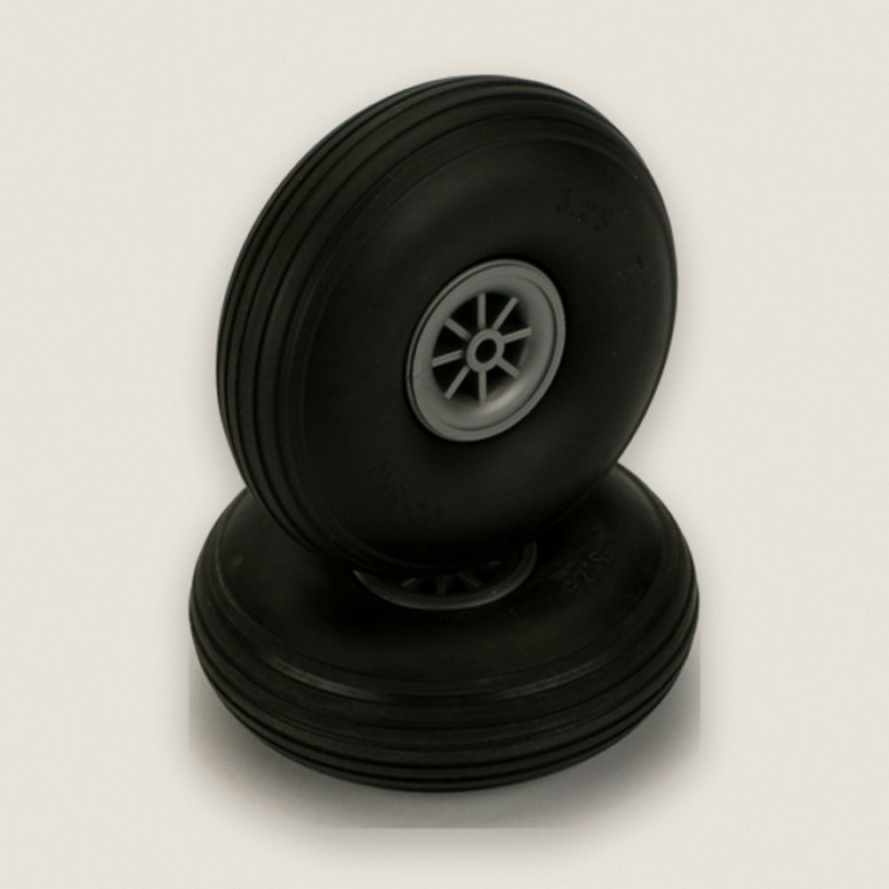Treaded Wheels, 3-1/4 inch, Pair - DU-BRO