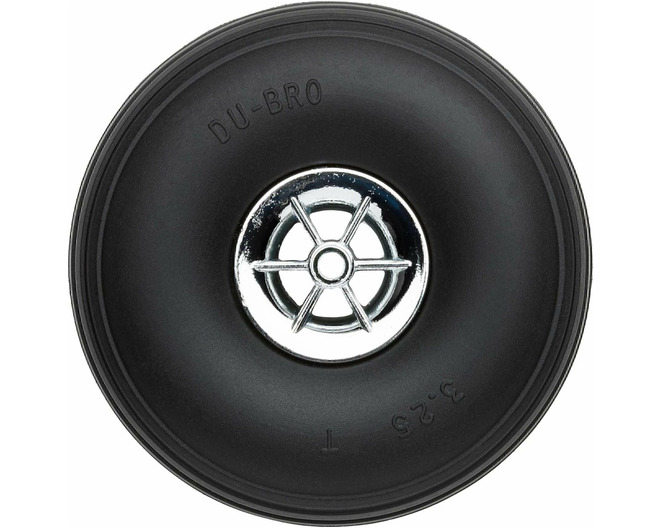 Treaded Chrome Wheels 3-1/4 Diameter 2