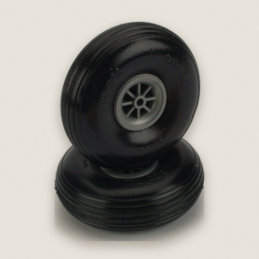 Treaded Lite Wheels, 3-1/4 inch, Pair - DU-BRO