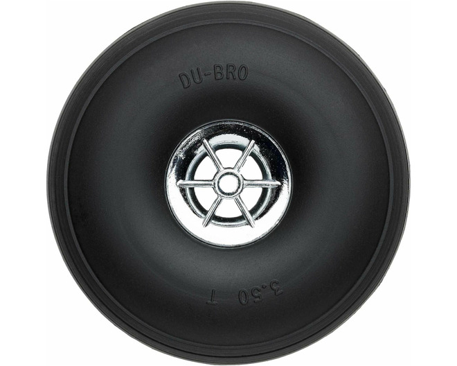 Treaded Chrome Wheels 3-1/2 Diameter 2