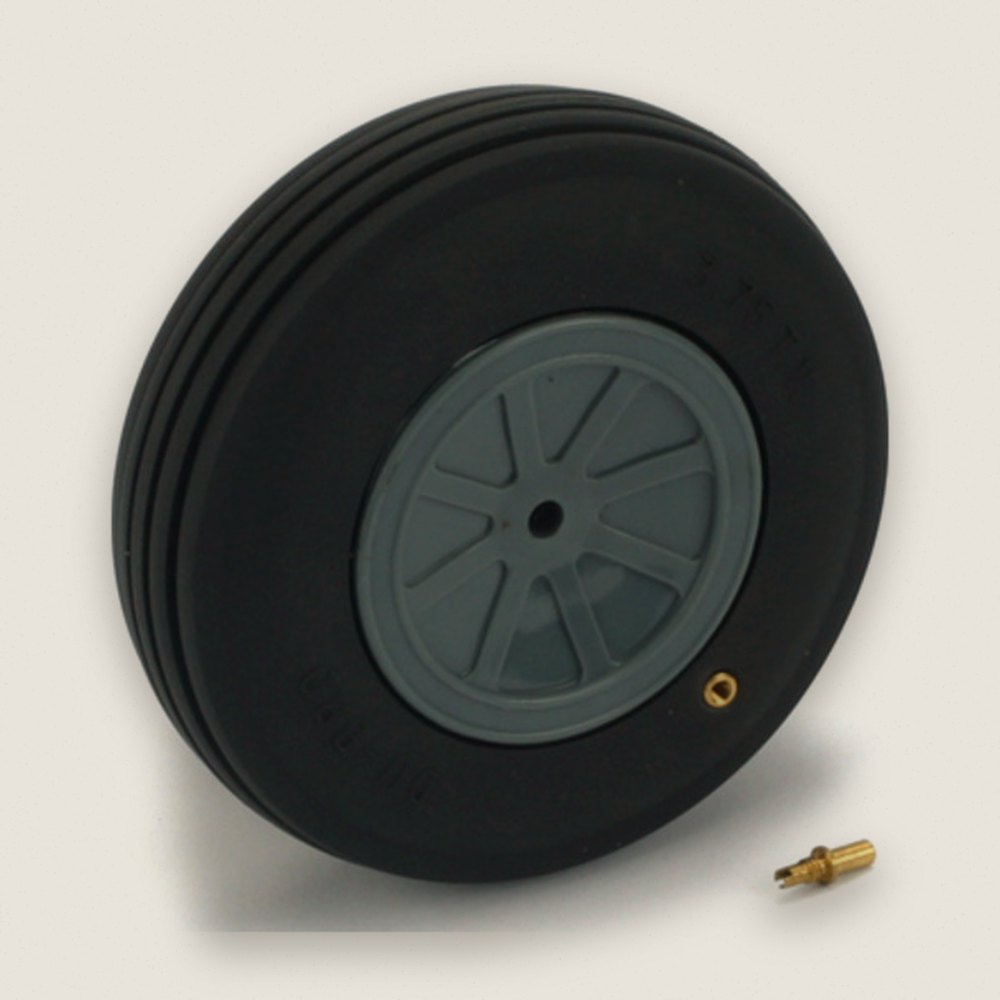 Wheel, Treaded Large Scale 3-3/4 Inch - DU-BRO