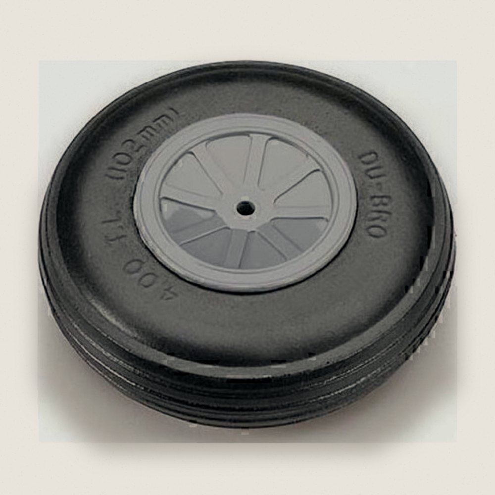 Wheel, Treaded Lightweight 4-Inch, Single - DU-BRO