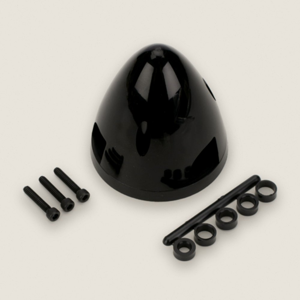 Spinner, 2-1/2 Inch, 3-Blade, Black - DU-BRO