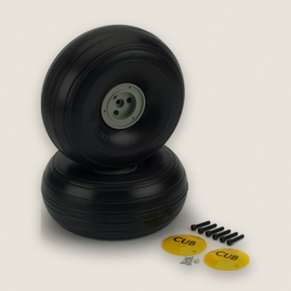 Wheels, Lite J3 1/3 Cub, 5-5/8 Inch, Set of 2 - DU-BRO