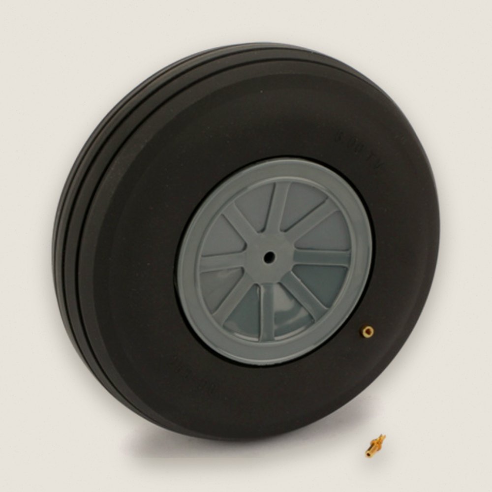 6 inch Treaded Wheels, Large Scale - DU-BRO