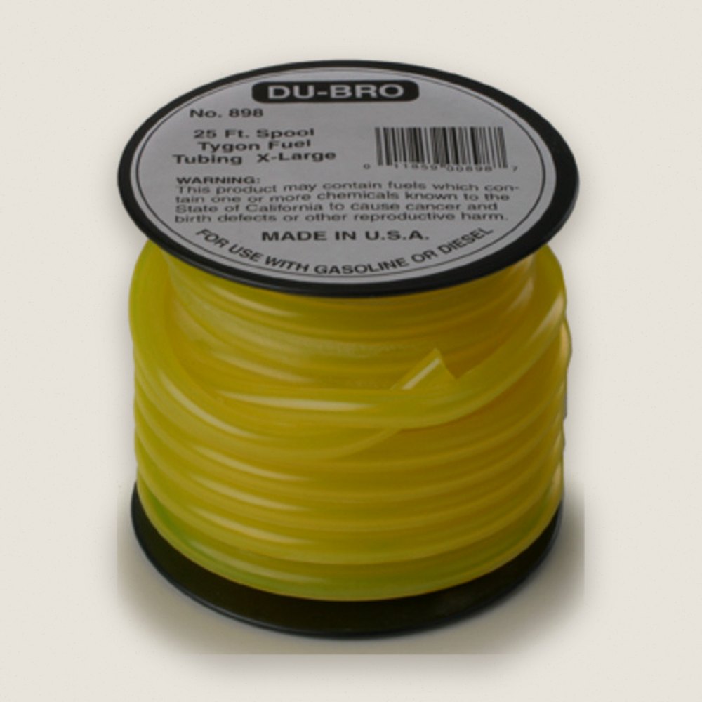 Tygon Fuel Tubing, Extra Large 5/32 ID, 25 foot length - DU-BRO
