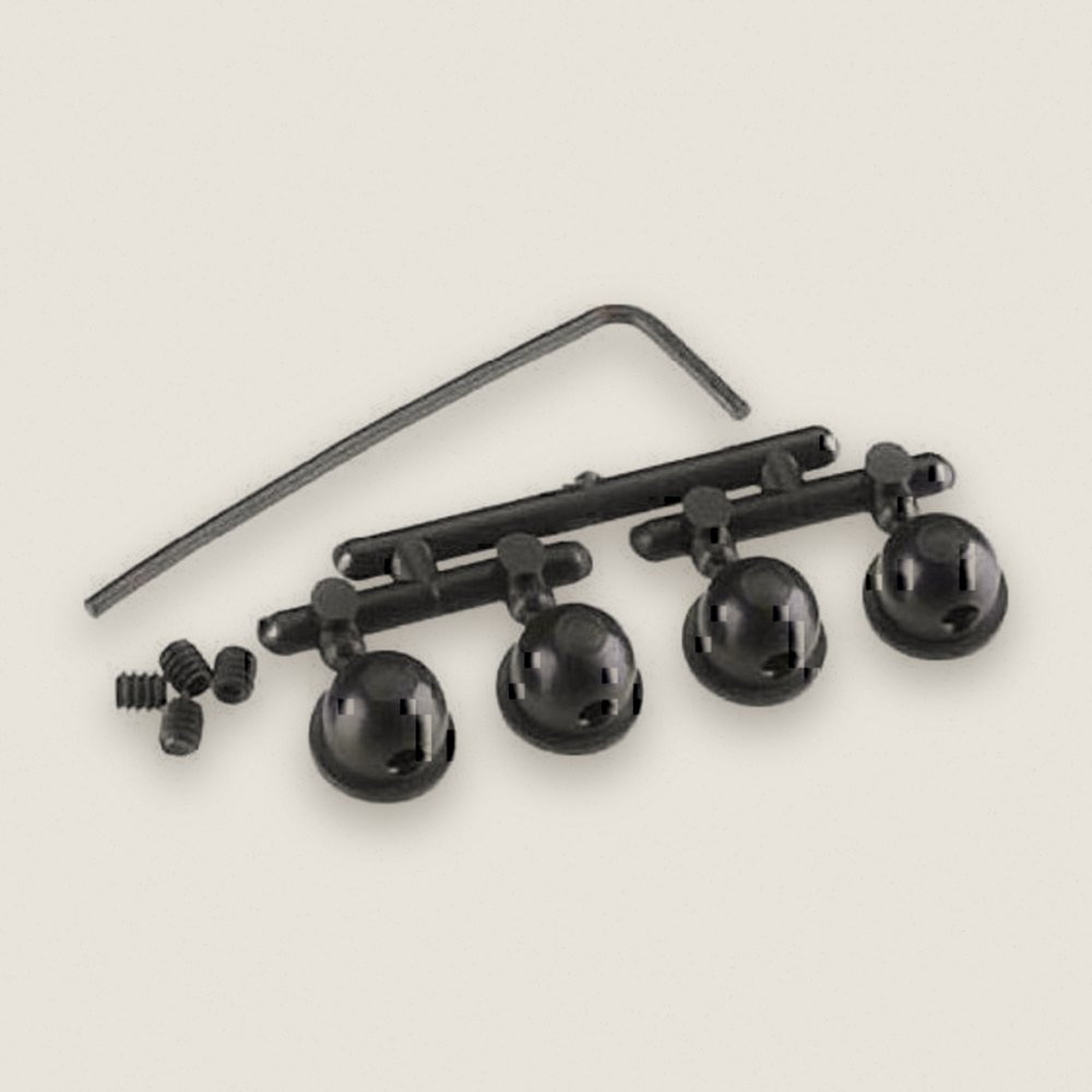 Micro Wheel Collars, 1/16 inch 1.5mm (4) - DU-BRO