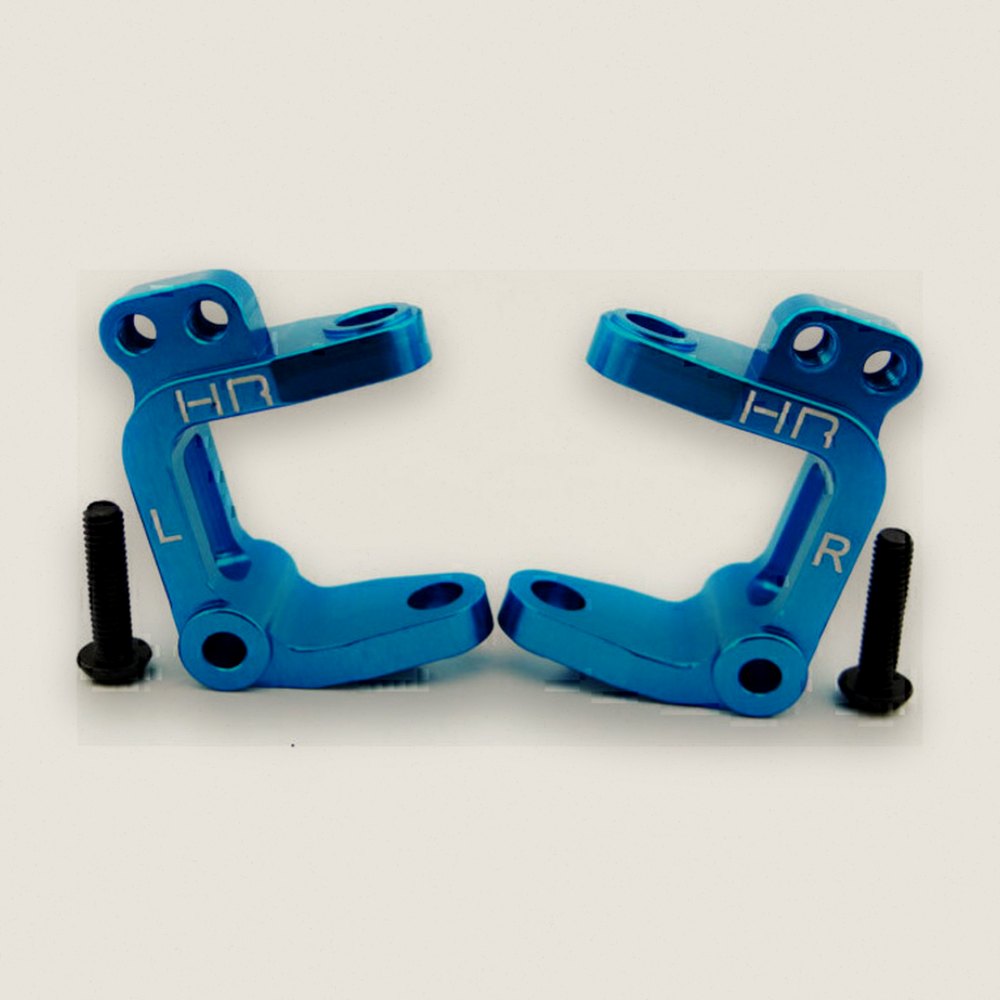 Caster Blocks, Blue Aluminum for ECX 2WD - Hot Racing