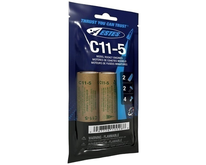 C11-5 Model Rocket Engines 2pk
