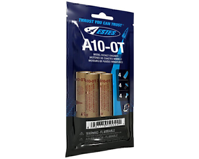 A10-0t Model Rocket Engines 4pk