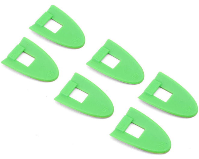 Bt-60 Shock Cord Anchors (Green) (6)
