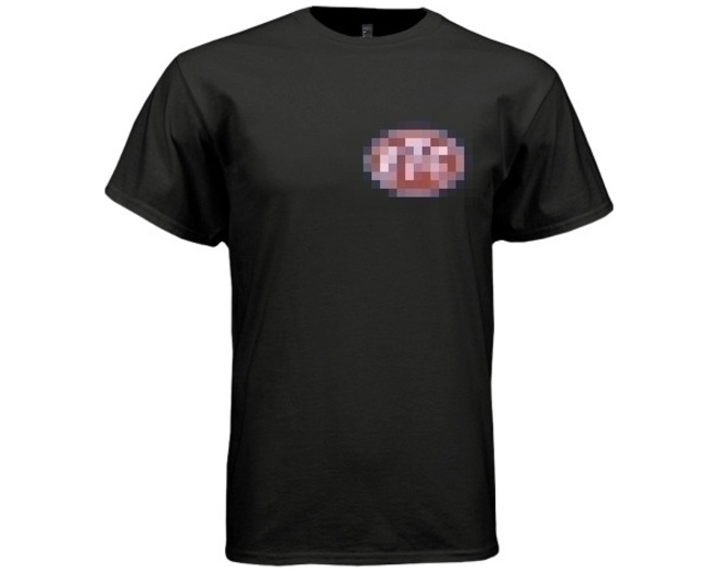 Large Black Snake Oil logo t-shirt