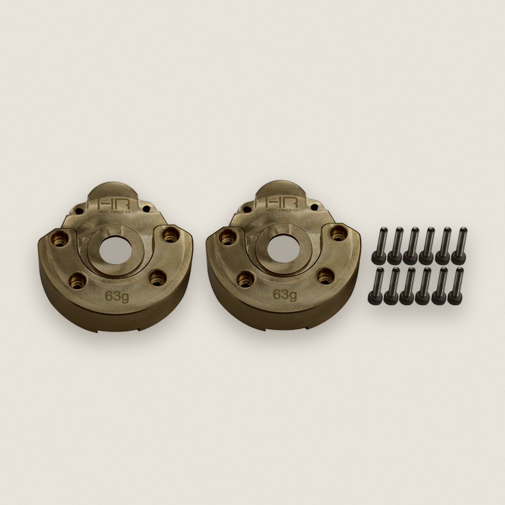 Outer Portal Drive Housing, Heavy Brass for Gen 8 - Hot Racing