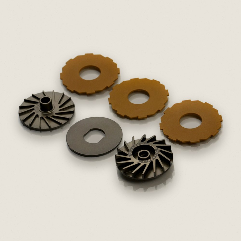 Finned Slipper Set, 3 Pad, for 22s Drag / Mk3 - Exotek