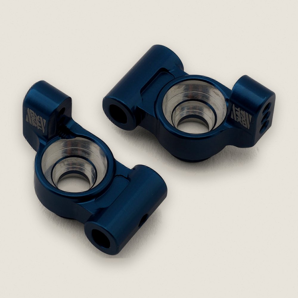 Rear Hub Set, Reflex 14 Aluminum Heavy-Duty, Blue - Exotek