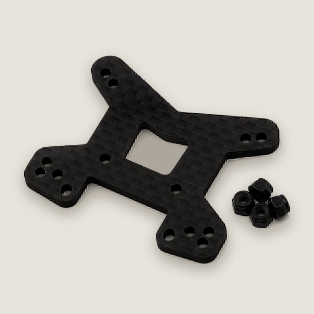 Front Shock Tower, Reflex 14 Heavy-Duty Carbon Fiber - Exotek