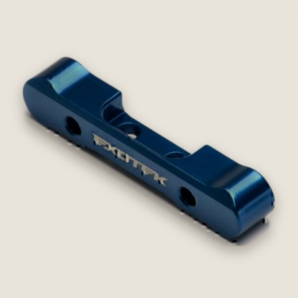 Rear Arm Mount D, Heavy-Duty 7075, for Associated Pro2 SC10 Rb10 Sr10 B5 - Exotek