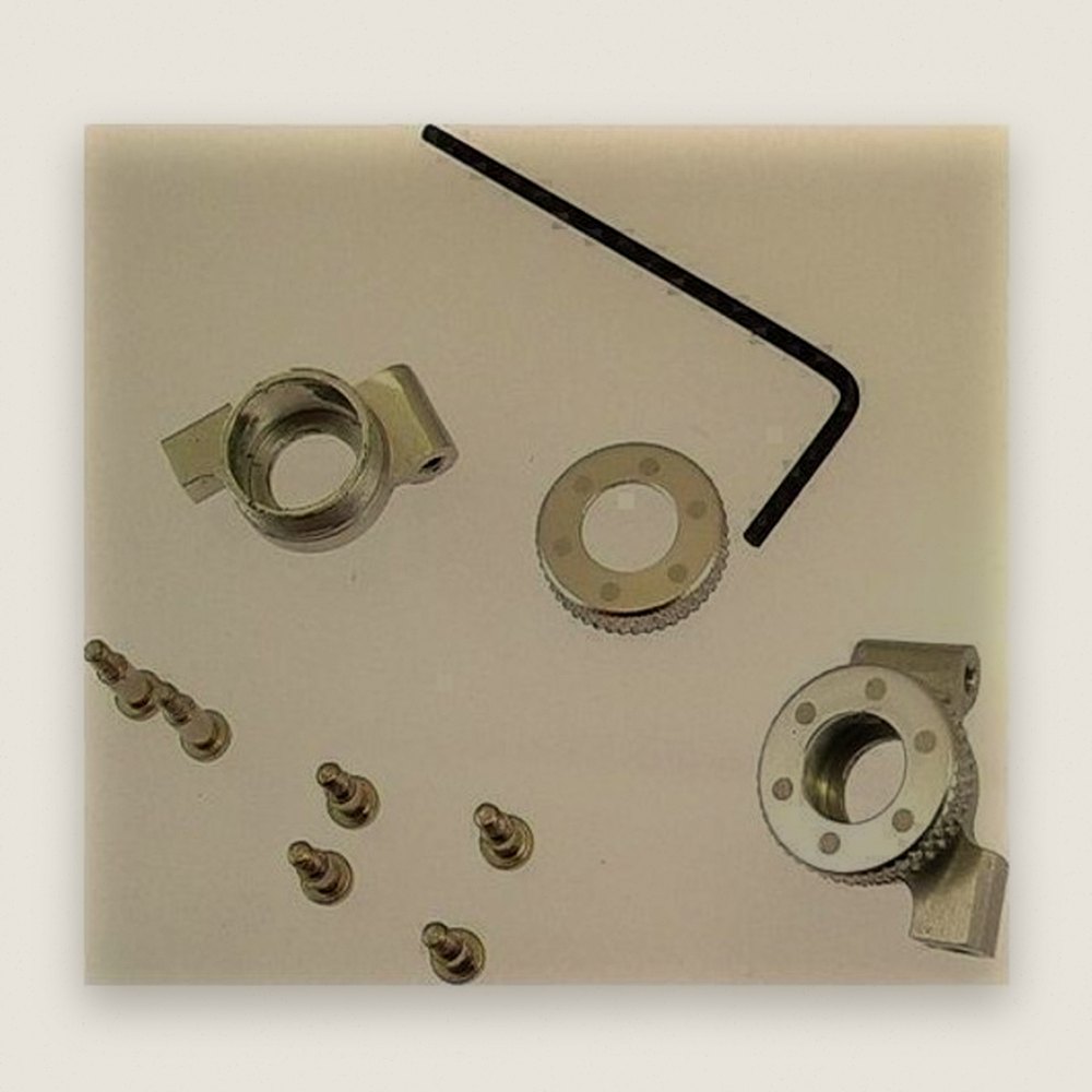 Rear Knuckles, Aluminum, Silver - Hot Racing