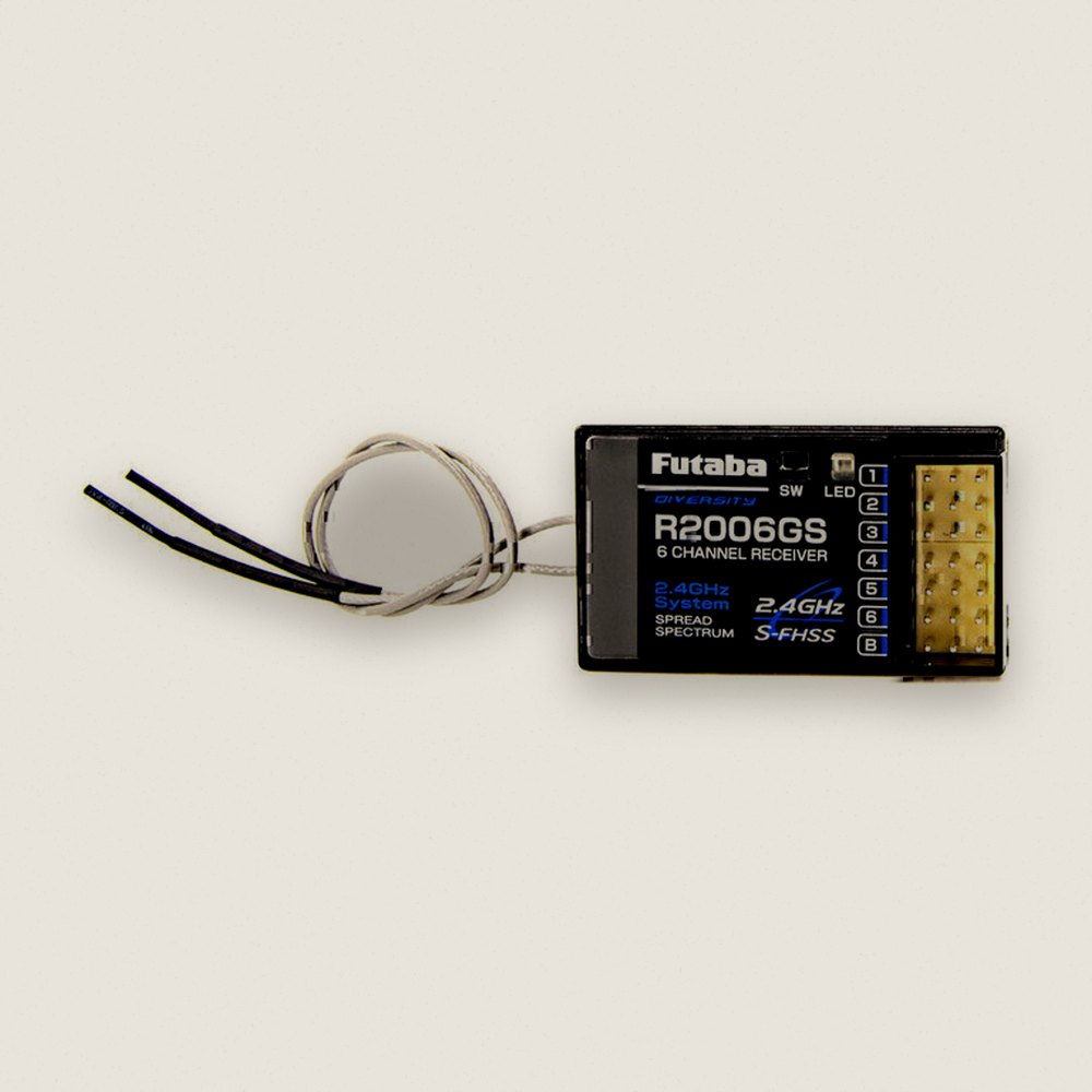 6-Channel S-Fhss 2.4GHz System Receiver, R2006gs - Futaba