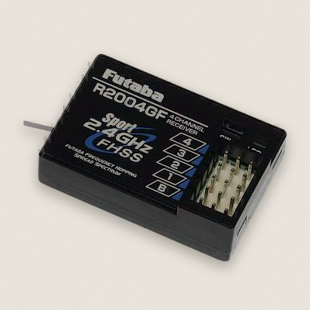 Receiver, R2004GF 2.4GHz FHSS 4-Channel, 4YF 3PL - Futaba