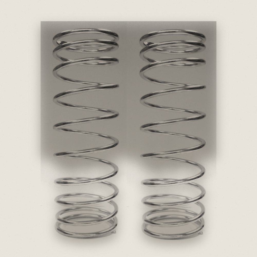 Front Spring, Silver Linear Rate (2) - Hot Racing