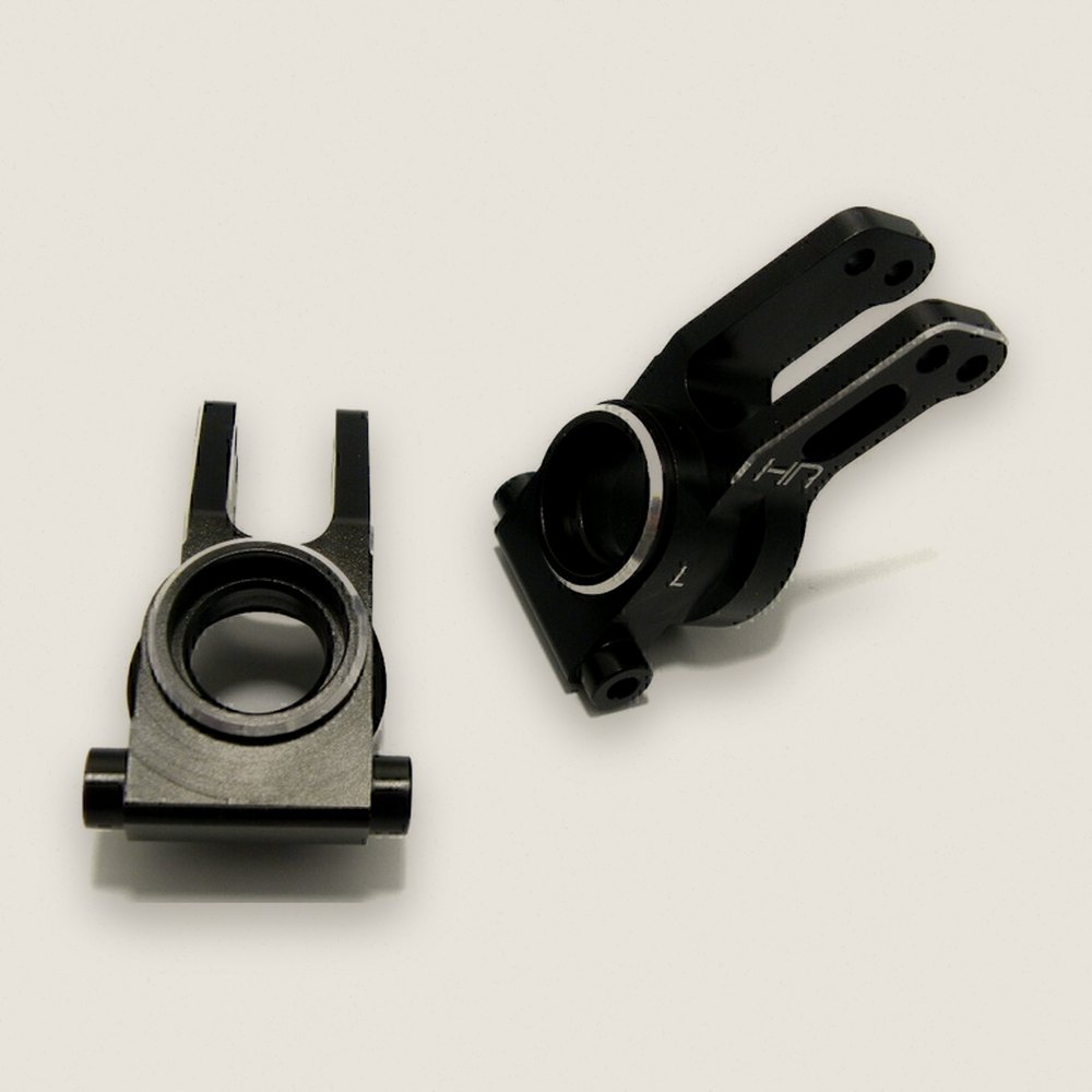 Rear Hub Carriers (Uprights), Aluminum, for Losi 5ive-T Mini WRC - Hot Racing