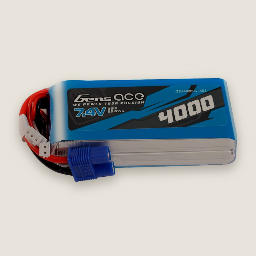 Receiver Battery, 4000mAh 2S with EC3 - Gens Ace