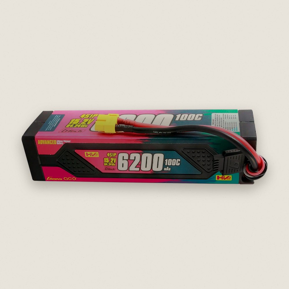 G-Tech Smart LiPo Battery, 15.2V 6200mAh 4S 100C with XT60 Plug - Gens Ace