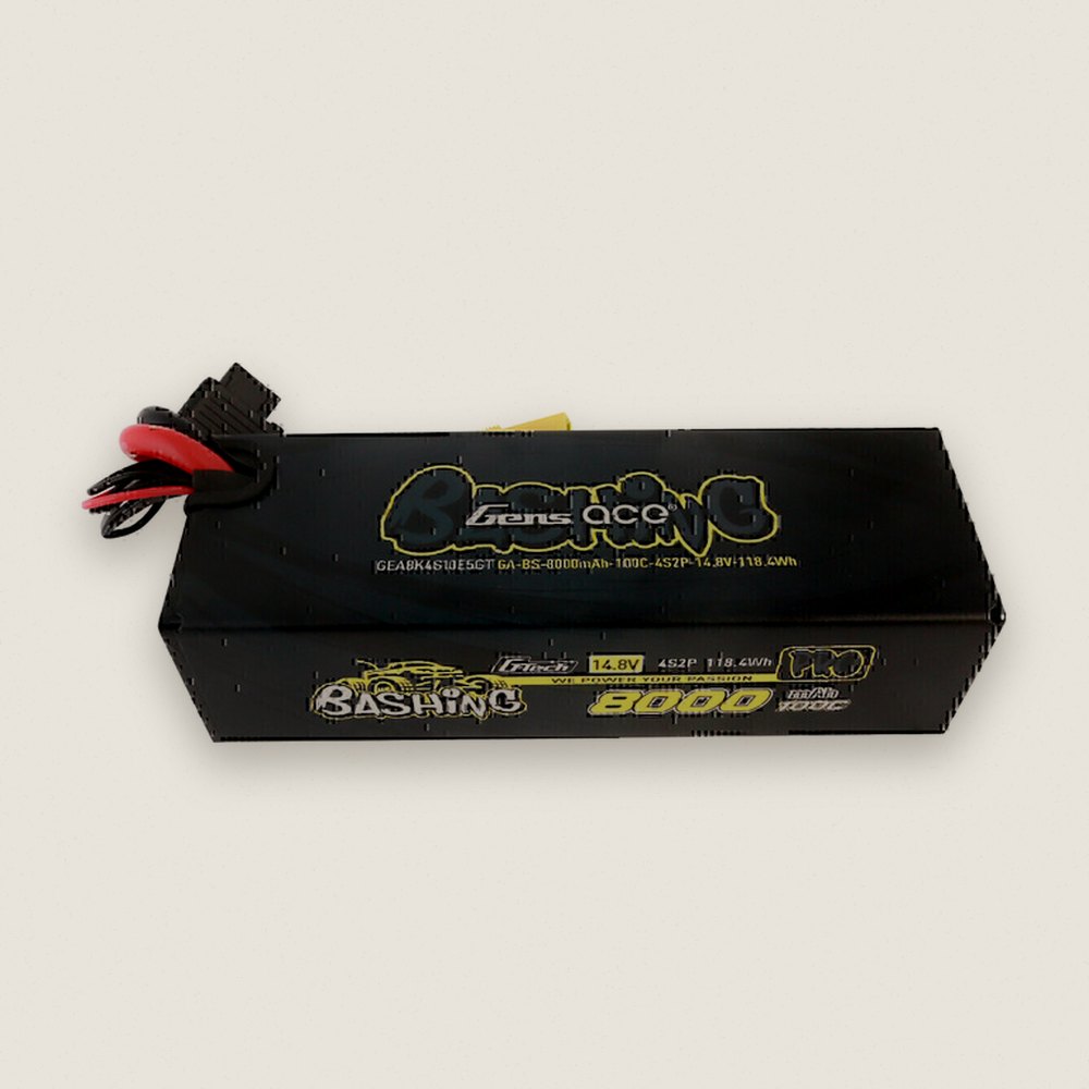 G-Tech Smart LiPo Battery, 14.8V 8000mAh 4S 100C with EC5 Plug - Gens Ace