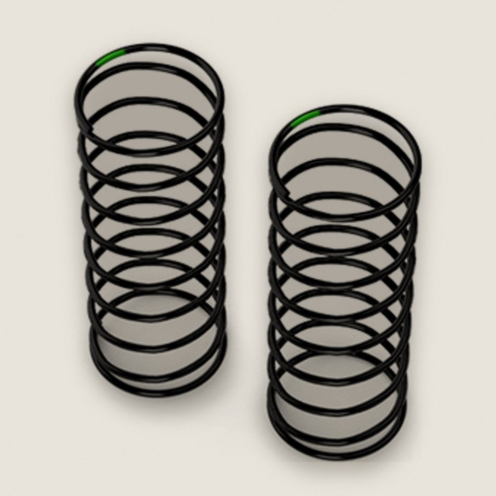 Spring, 15x38mm Soft Green, Qty 2 for Rsd Shocks - G-Made
