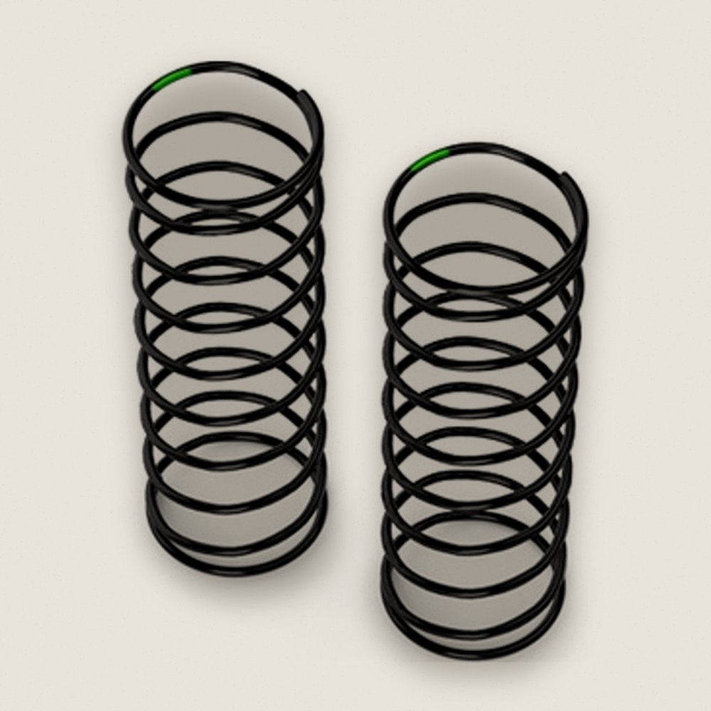 Spring, 15x46mm Soft Green, Qty 2 for Rsd Shocks - G-Made
