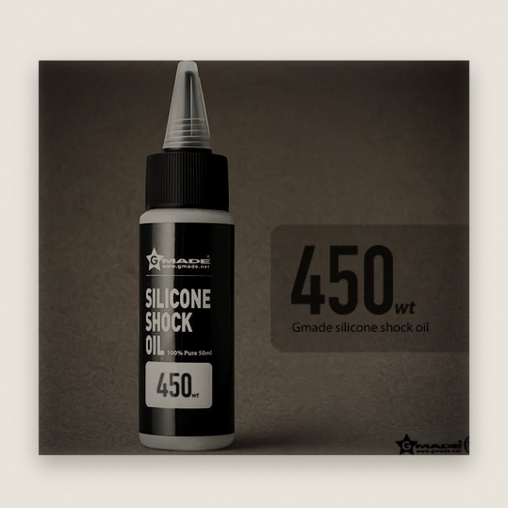 Silicone Shock Oil, 450 Weight, 50ml - G-Made