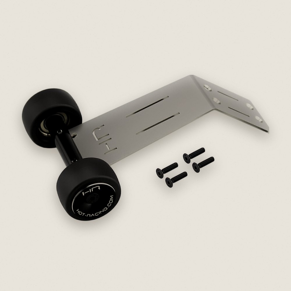 Wheelie Bar Skid Plate, Heavy-Duty Bearing for Grom MT - Hot Racing